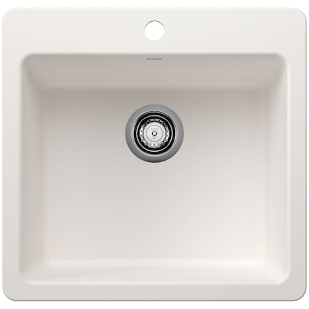 Blanco Liven 21 in. Drop-In/Undermount Single Basin SILGRANIT Kitchen Sink 443229